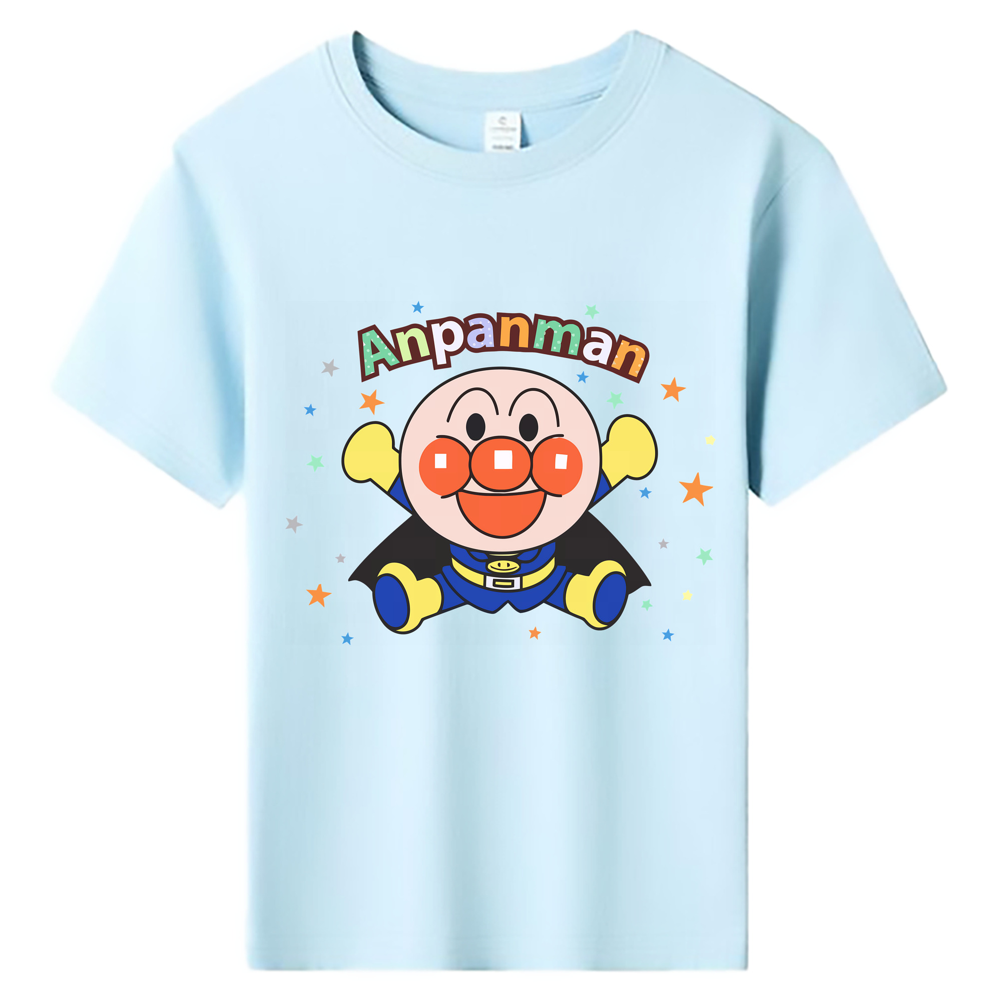 （画像用） アンパンマン Anpanman 綿100％キッズTシャツ（フロントプリント）